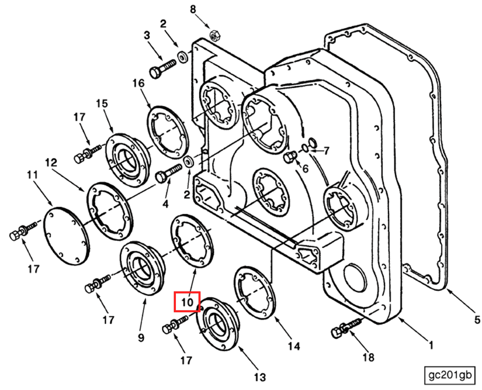 Gasket | Cummins 3600470 | Carrier Gasket