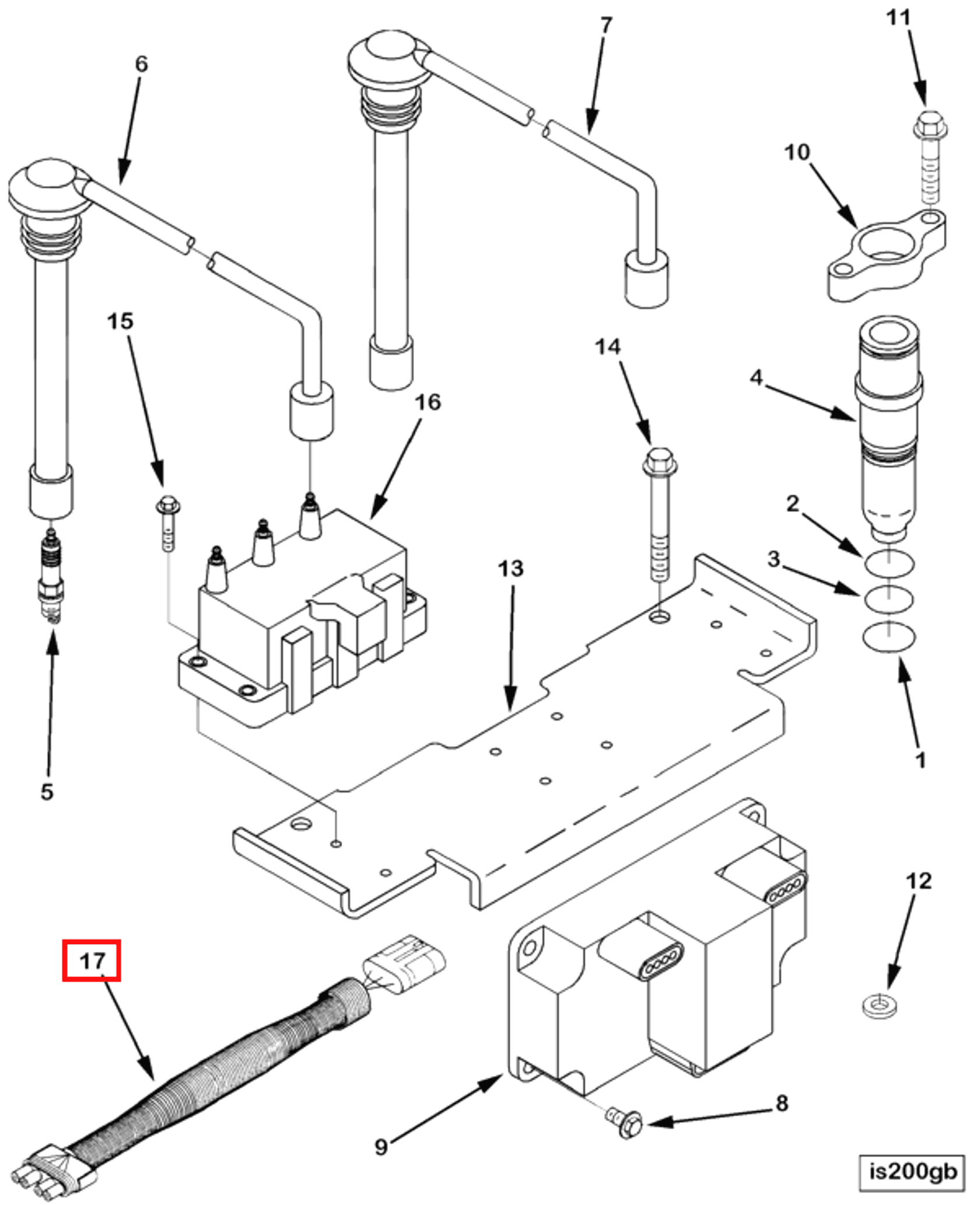 Ring | Cummins 3606683 | Wiring Harness