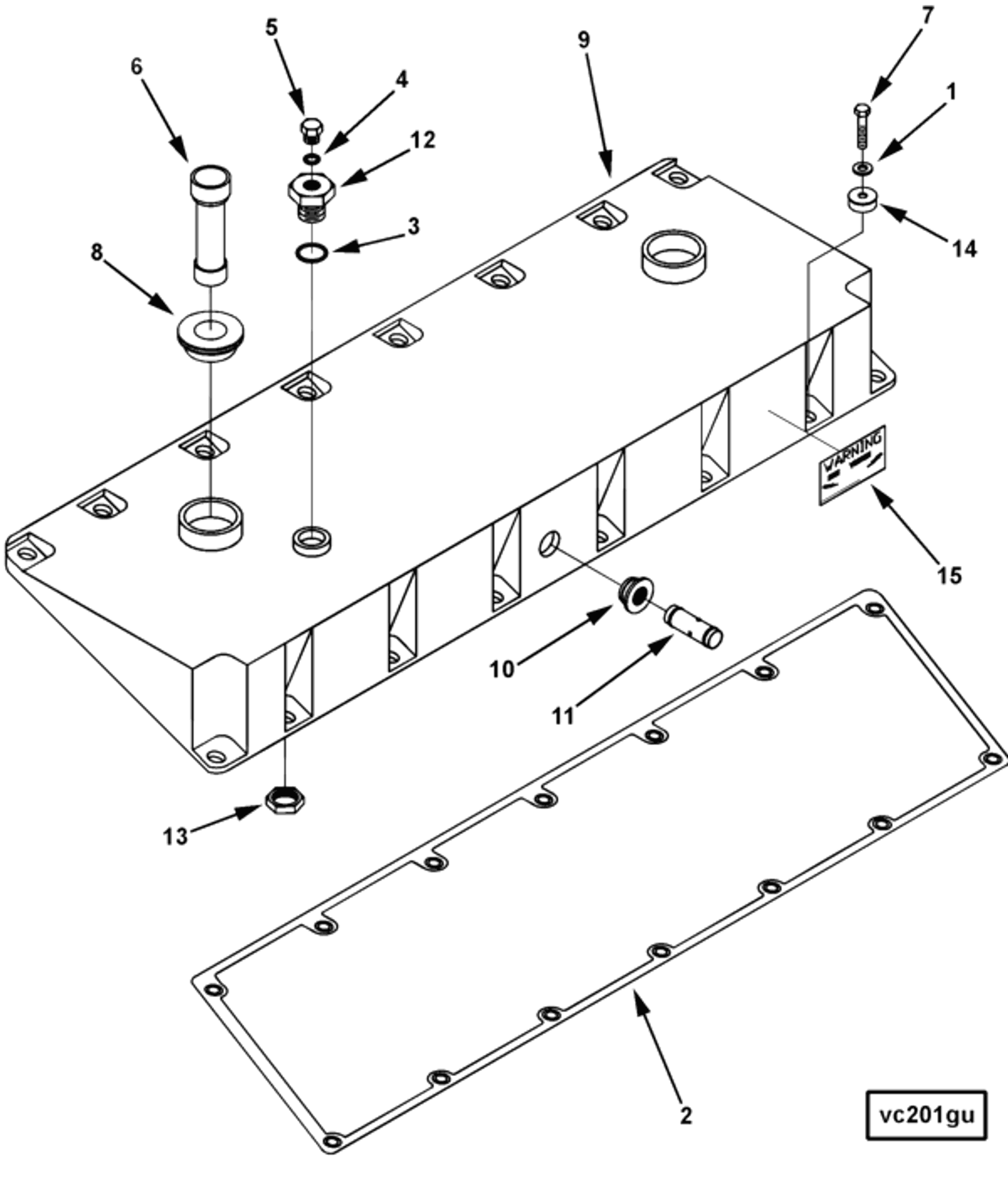 Rocker | Cummins 3607044 | Rocker Lever Cover