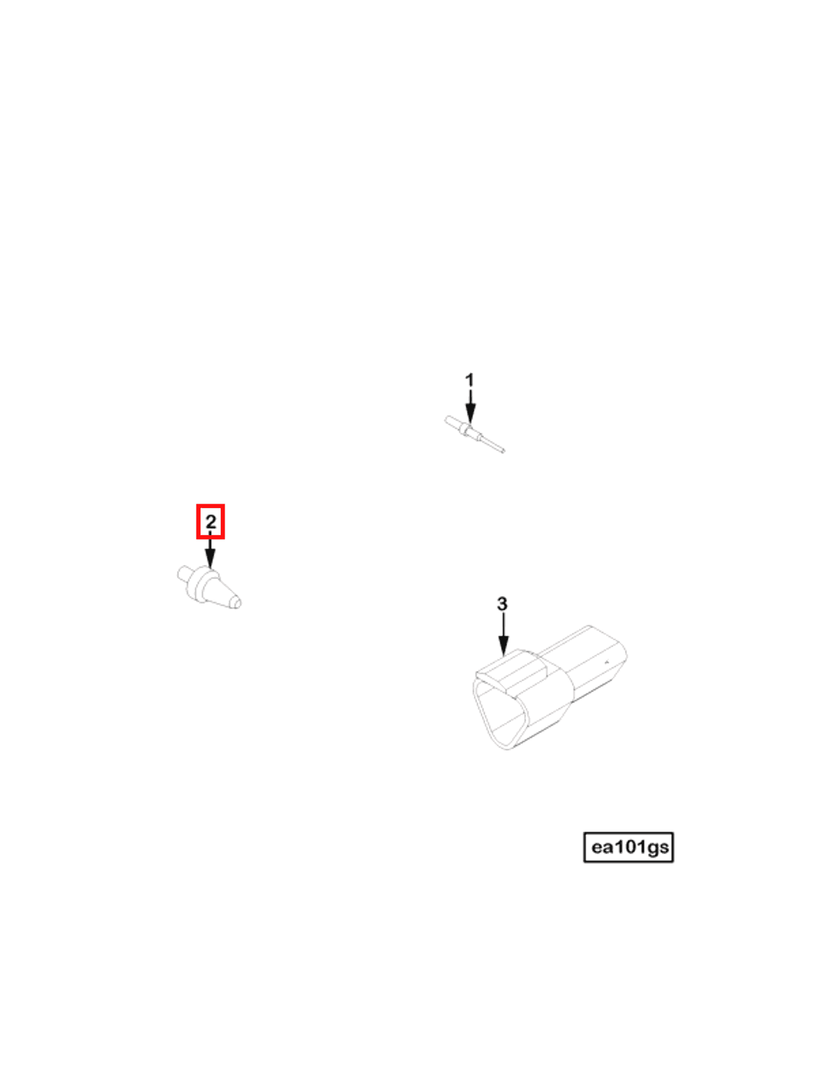 Retainer | Cummins 3616471 | Connector Wiring Retainer