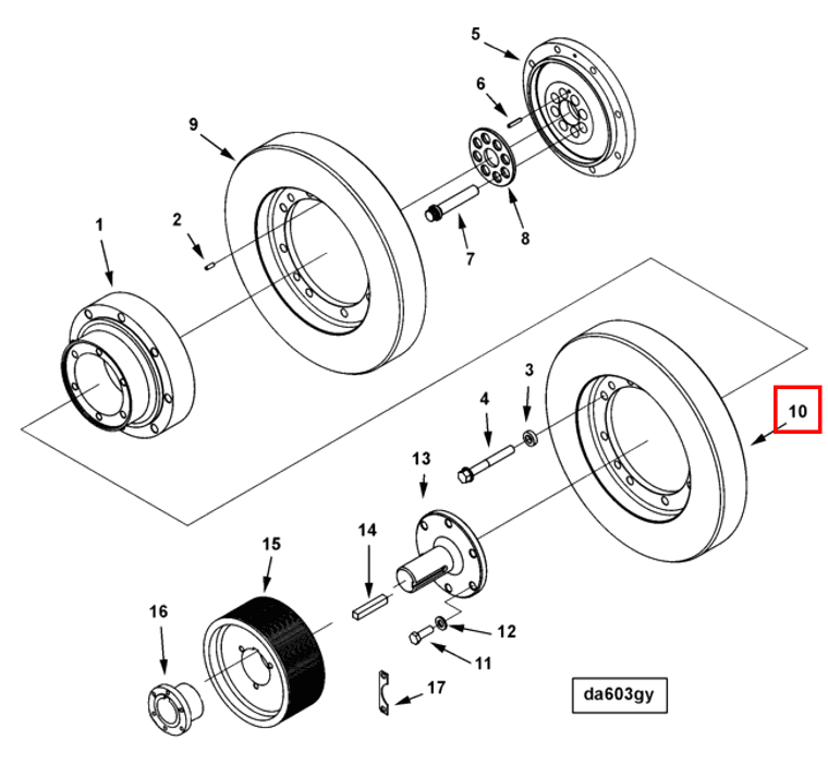 Vibration Damper | Cummins 3628650 | Viscous Vibration Damper