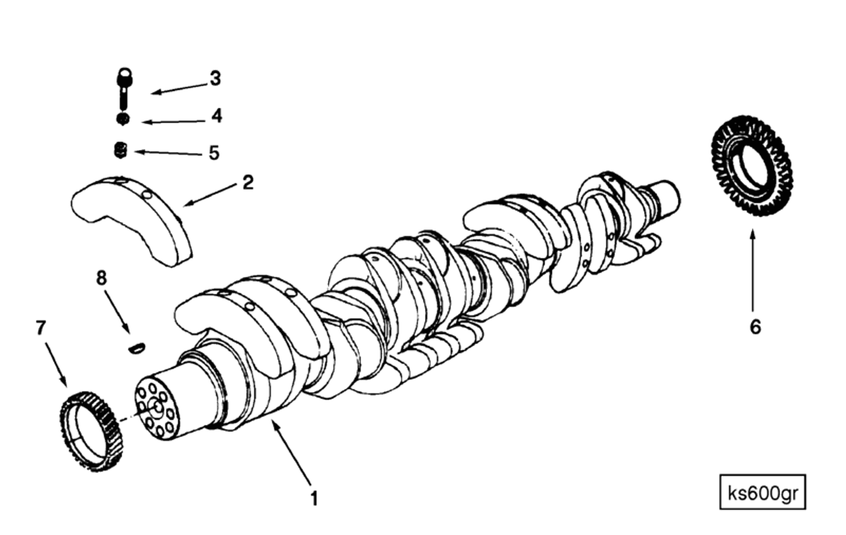 Engine | Cummins 3629276 | Engine Crankshaft