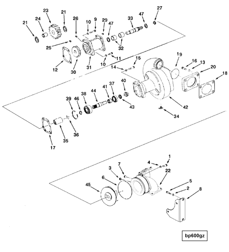 Water Pump | Cummins 3635063