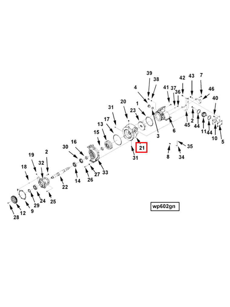 Water Pump | Cummins 3638722 | Water Pump Body