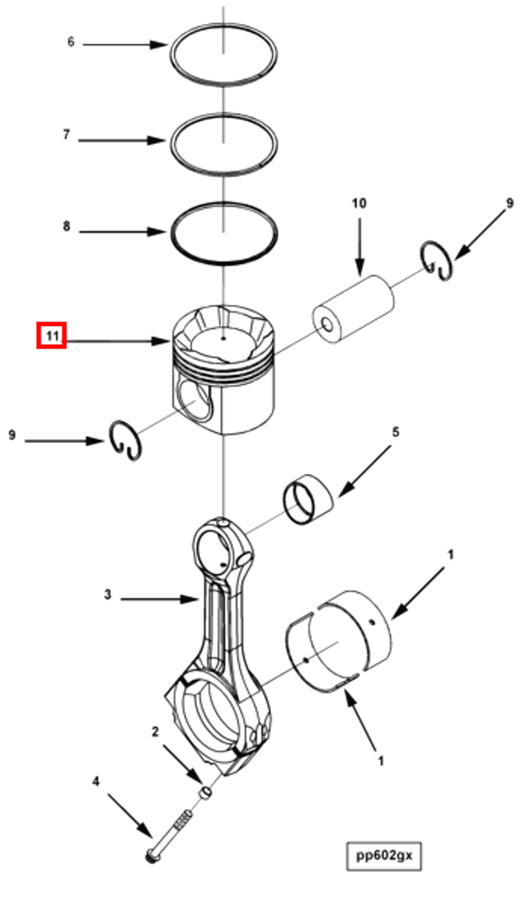 Engine | Cummins 3638753 | Engine Piston