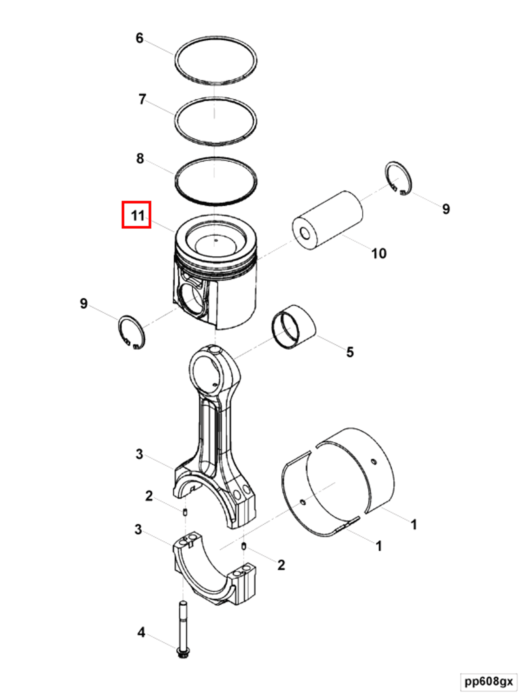Engine | Cummins 3640796 | Engine Piston