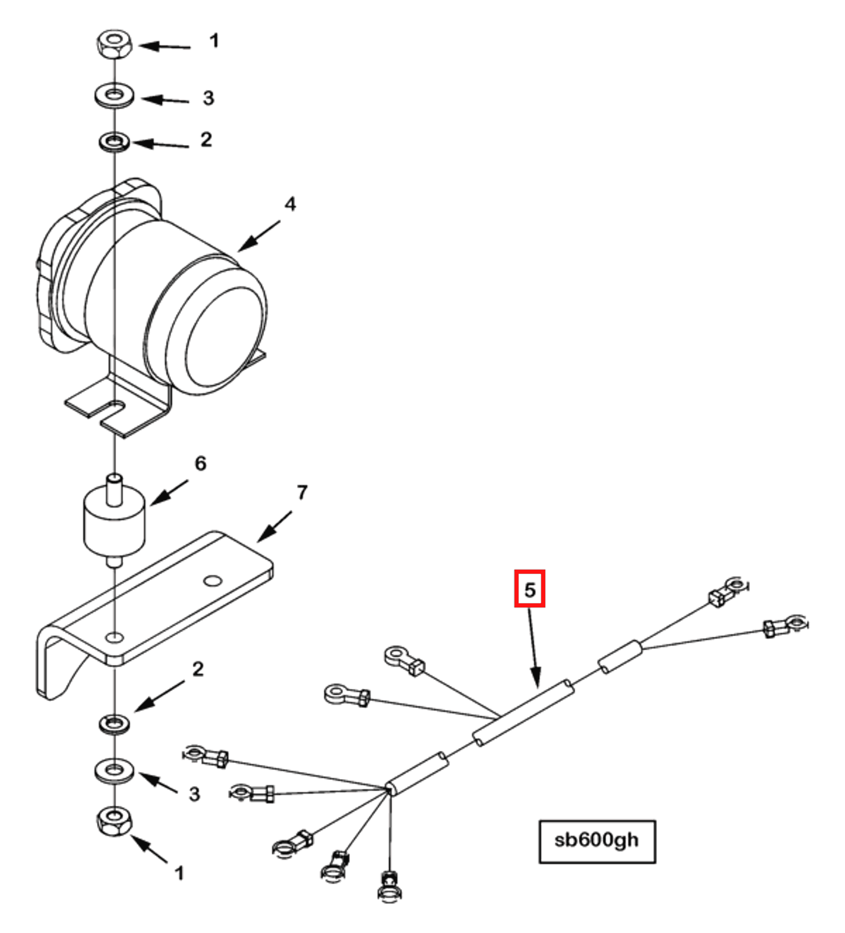Ring | Cummins 3641222 | Wiring Harness