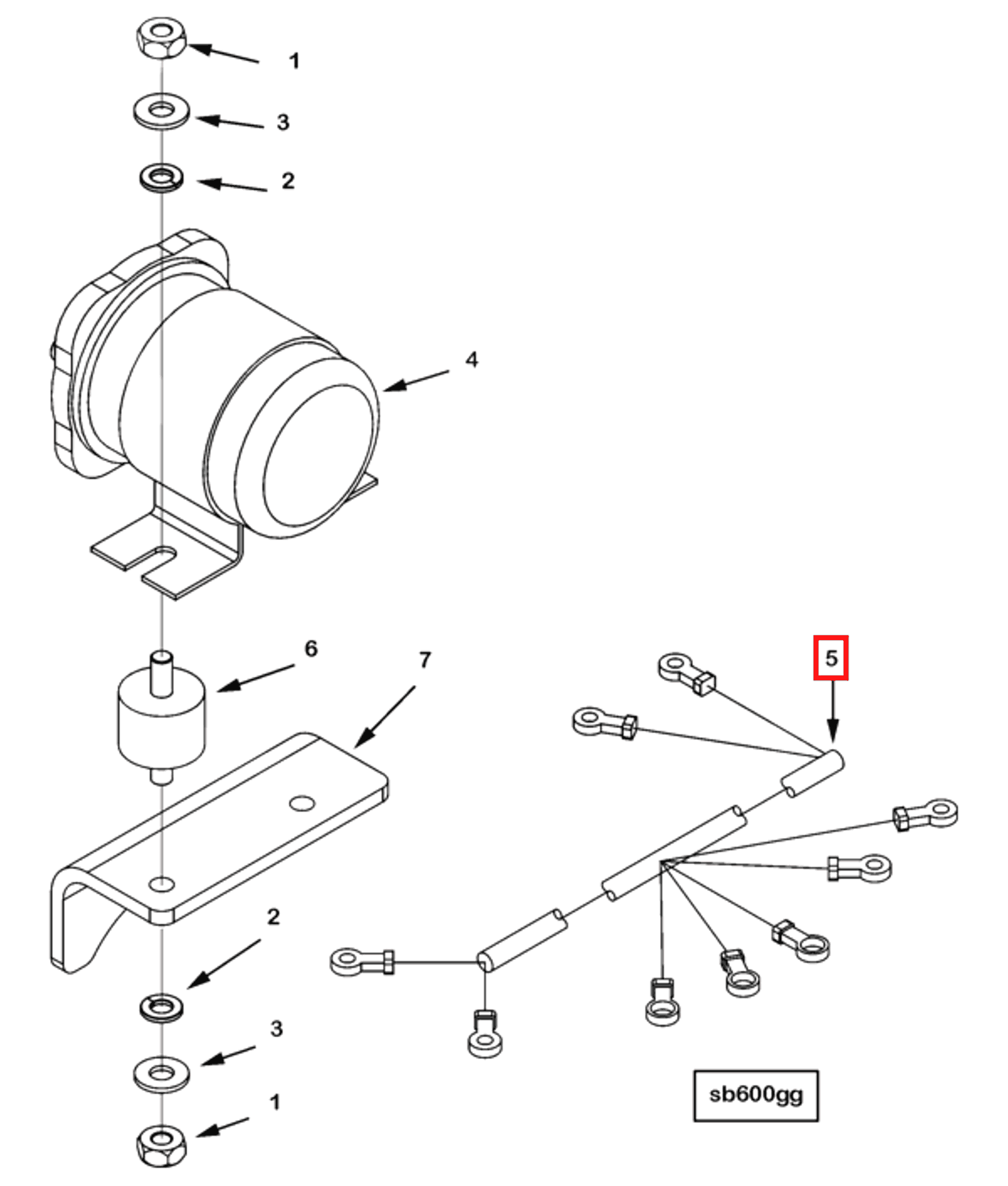 Ring | Cummins 3641223 | Wiring Harness