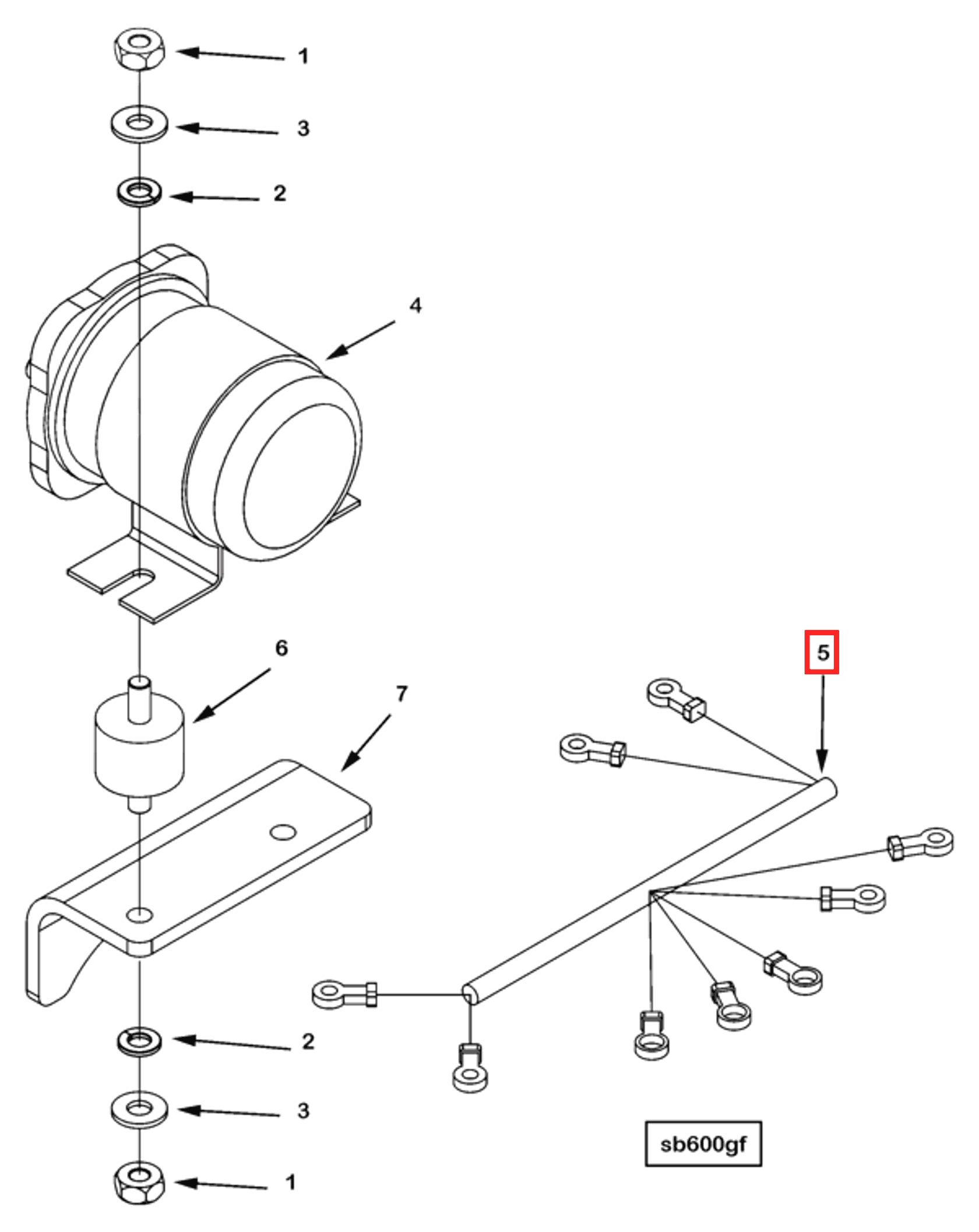 Ring | Cummins 3641224 | Wiring Harness