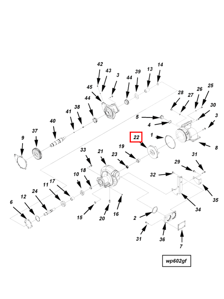 Water Pump | Cummins 3641331 | Water Pump Impeller