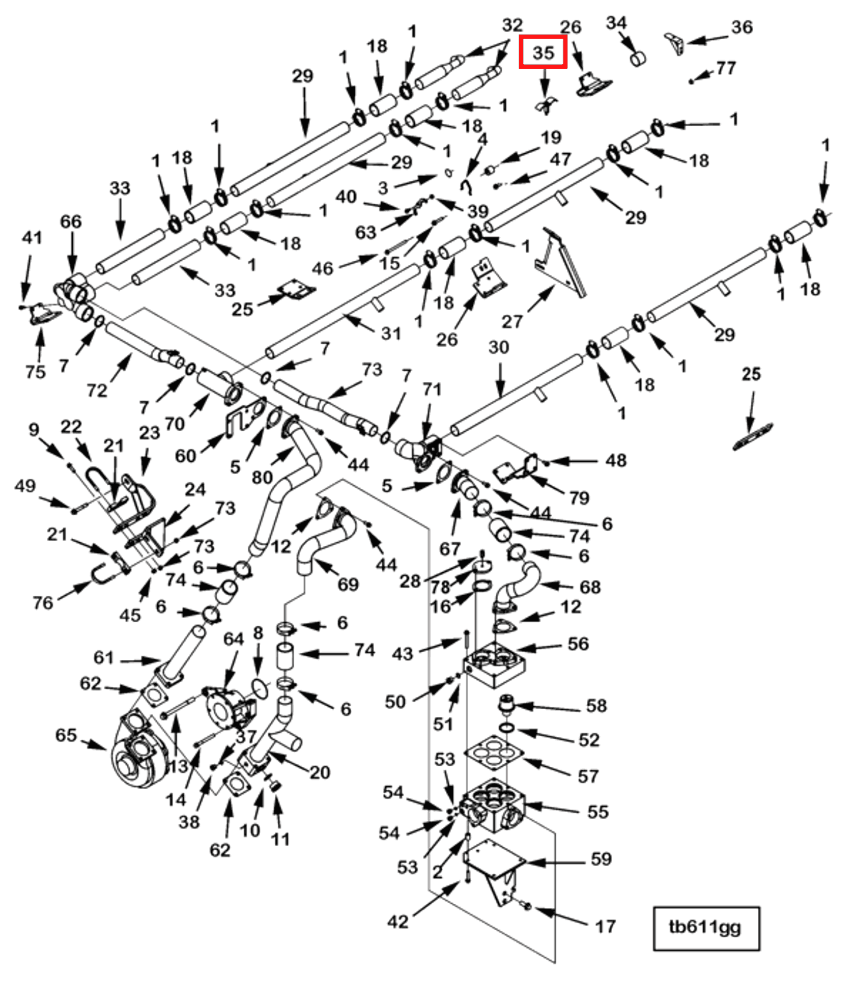 Retainer | Cummins 3642339 | Retaining Clamp