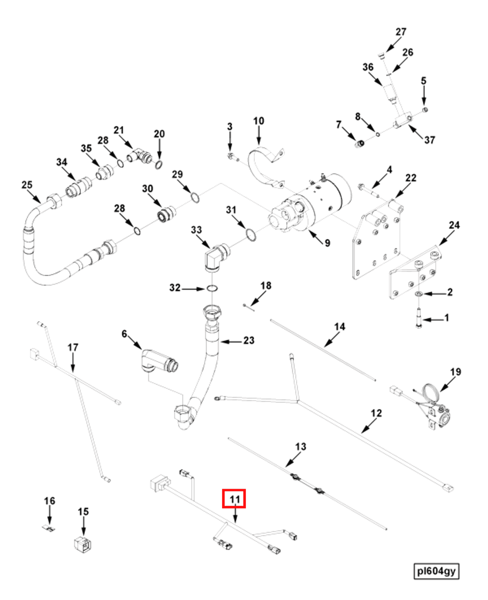 Ring | Cummins 3643003 | Wiring Harness