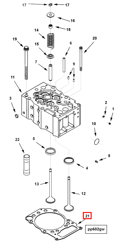 Cylinder Head | Cummins 3643980 | Cylinder Head Gasket