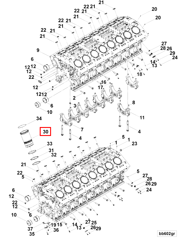 Cylinder liner | Cummins 3644545