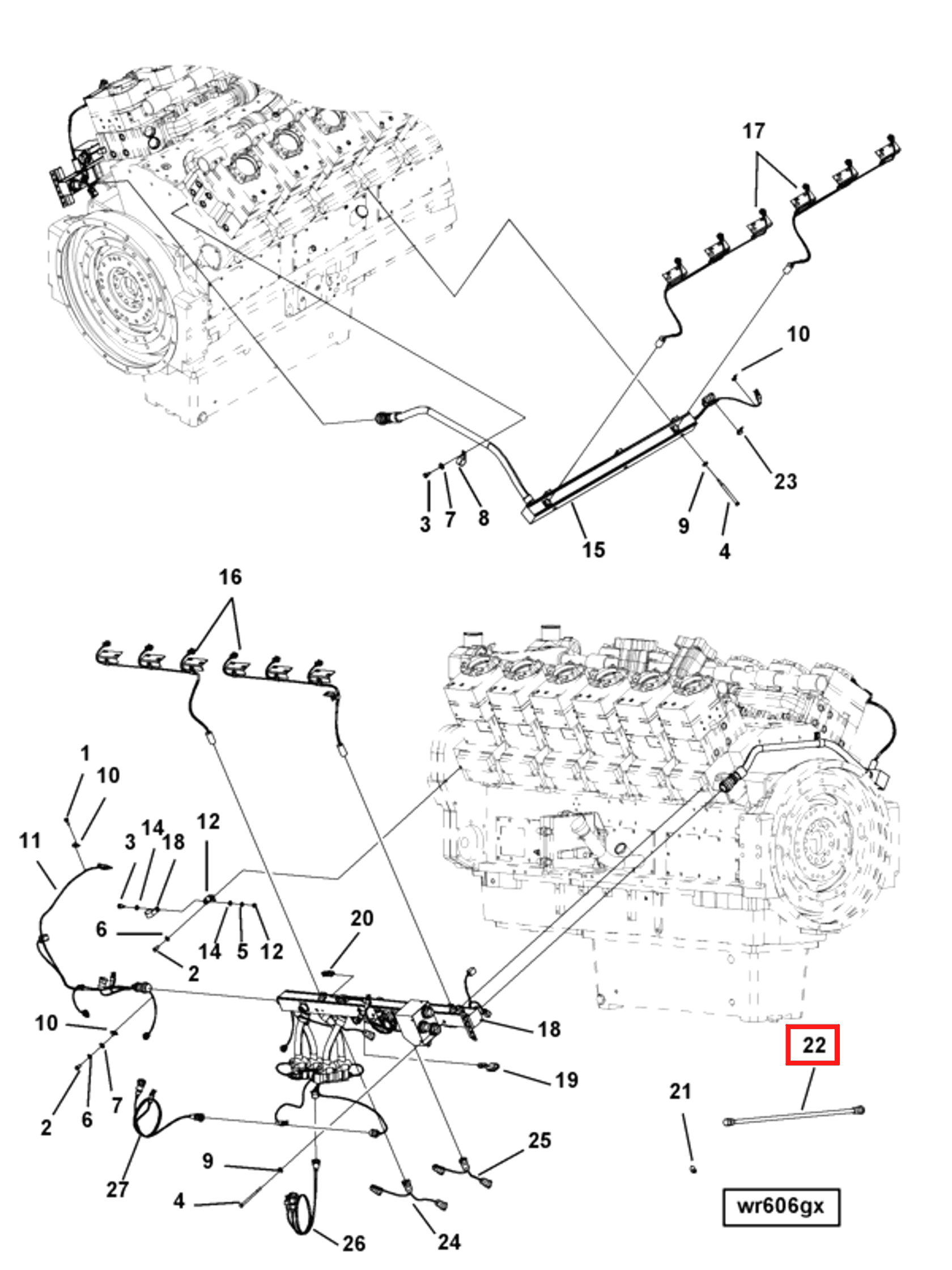 Ring | Cummins 3644838 | Wiring Harness