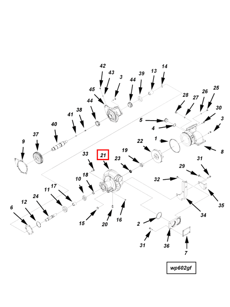 Water Pump | Cummins 3647026 | Water Pump Body