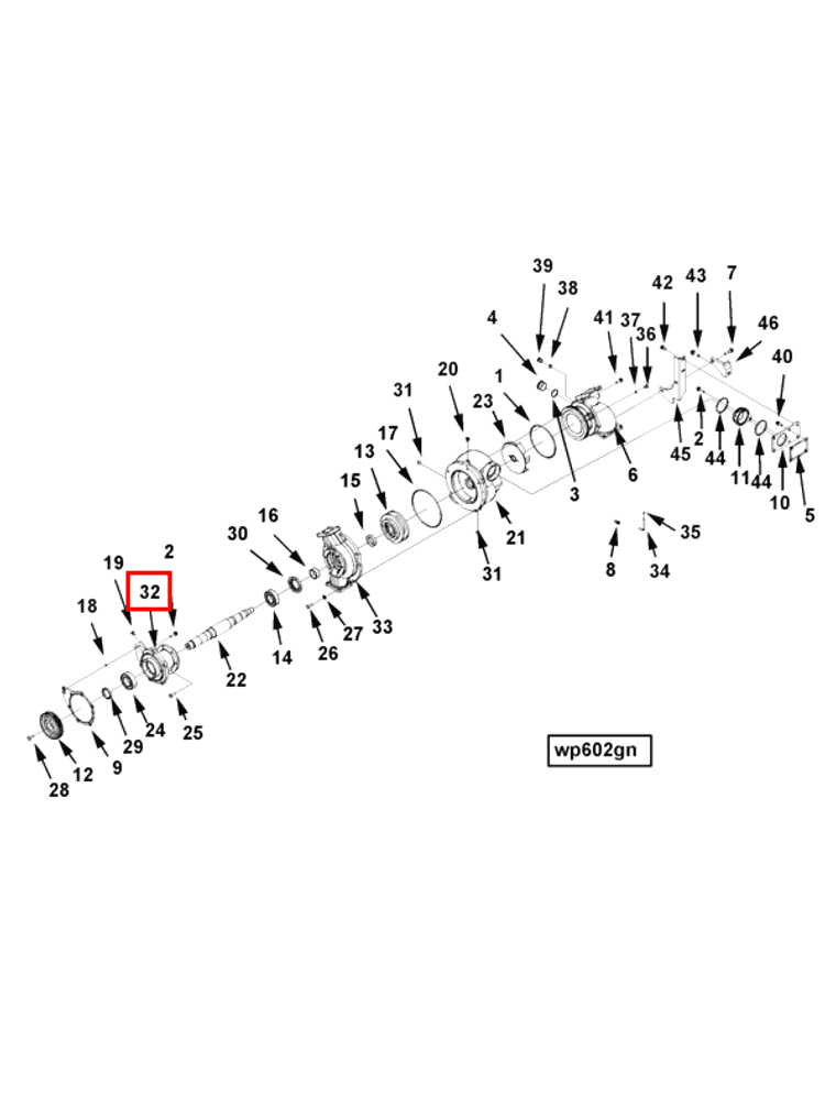 Water Pump | Cummins 3648273 | Water Pump Support