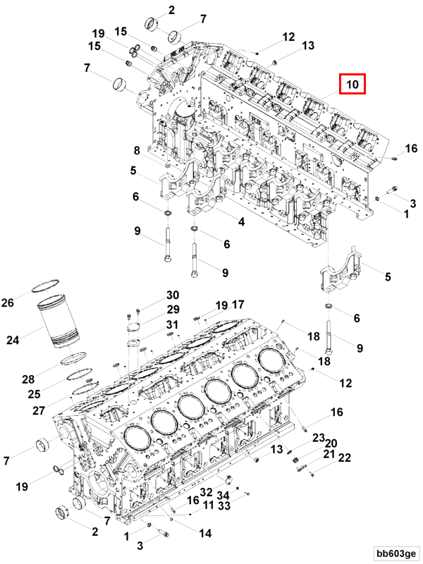Cylinder Blok | Cummins 3648400
