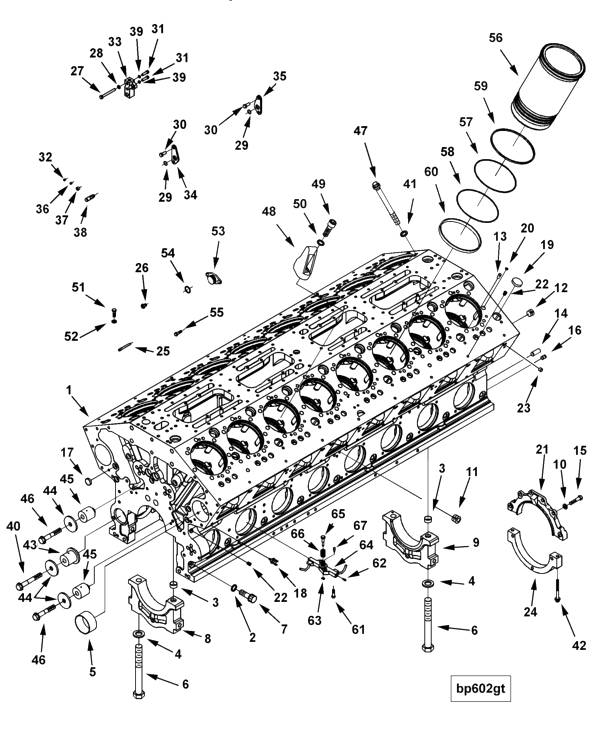 Cylinder Blok | Cummins 3648589