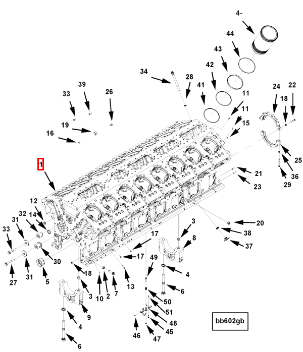 Cylinder Blok | Cummins 3648601