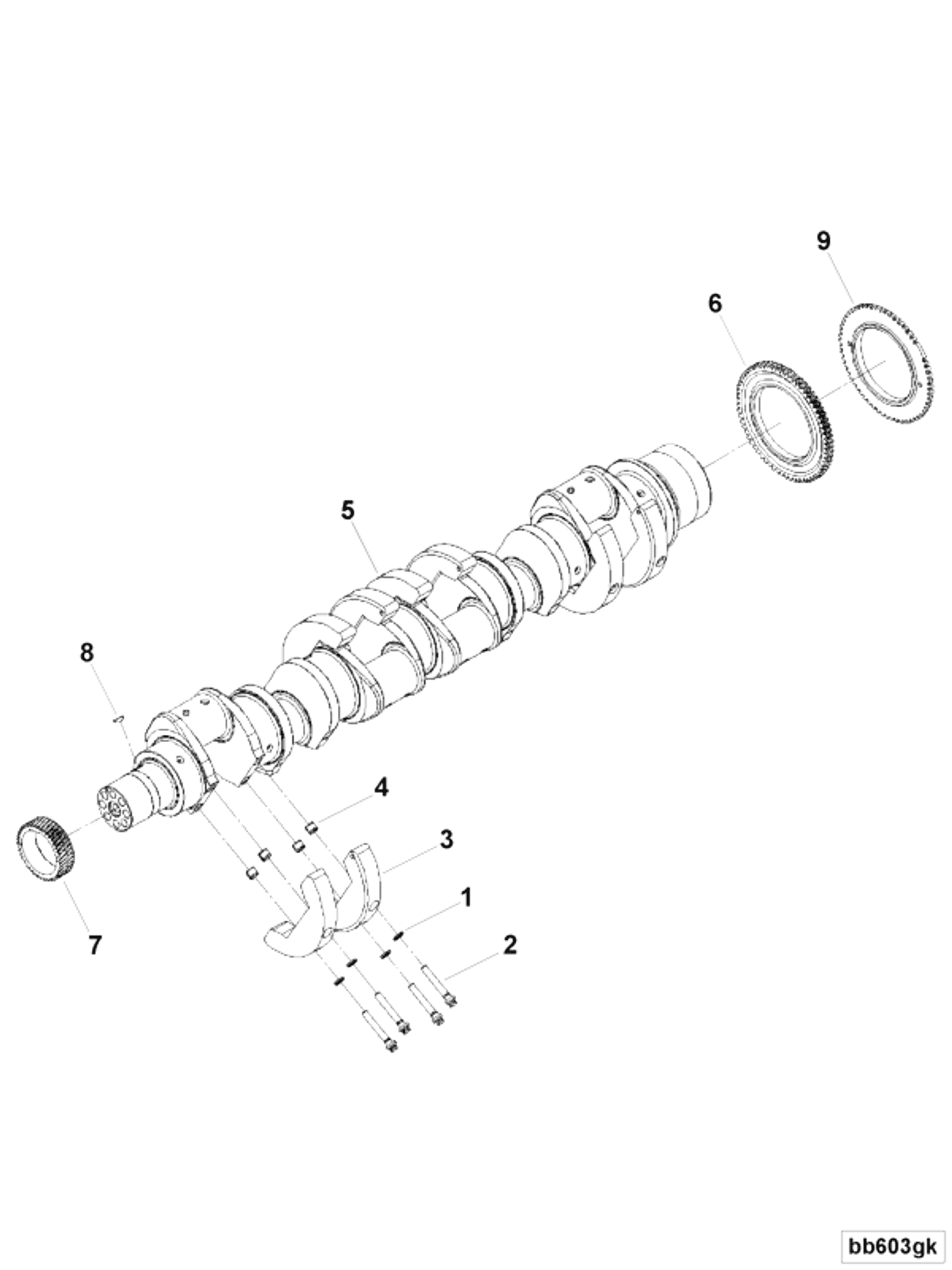 Engine | Cummins 3648630 | Engine Crankshaft