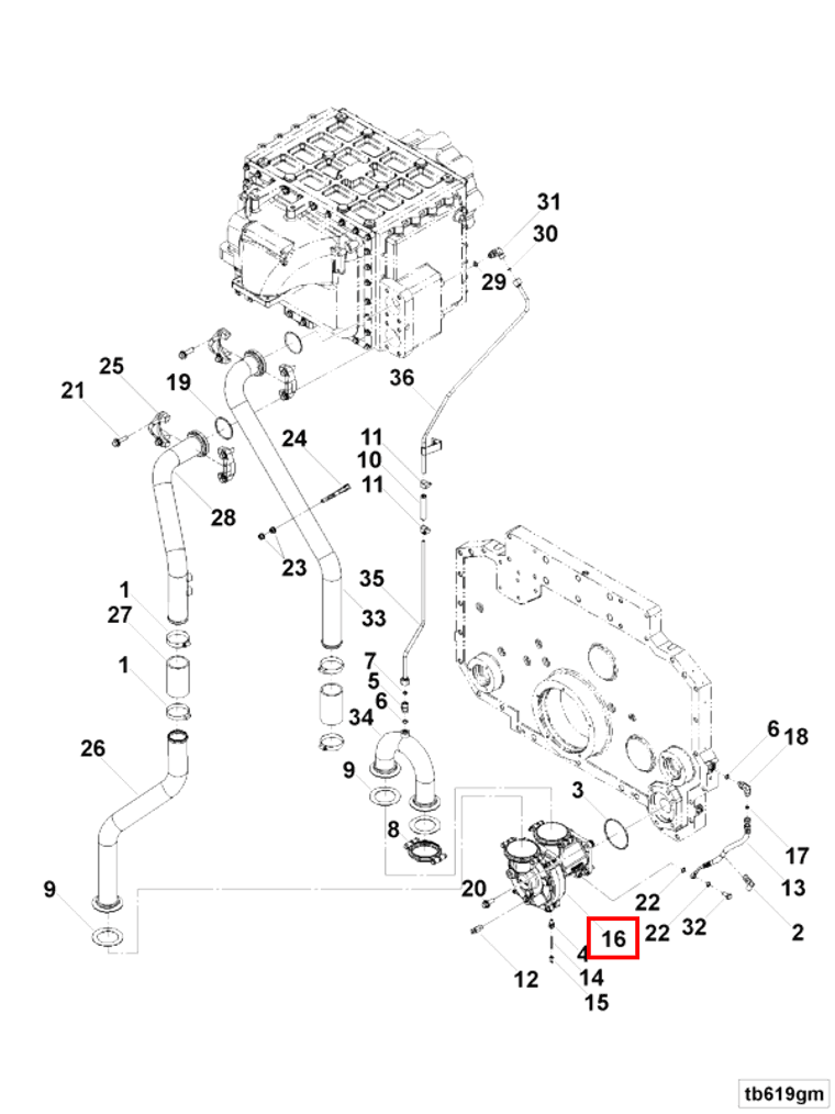Water Pump | Cummins 3651956