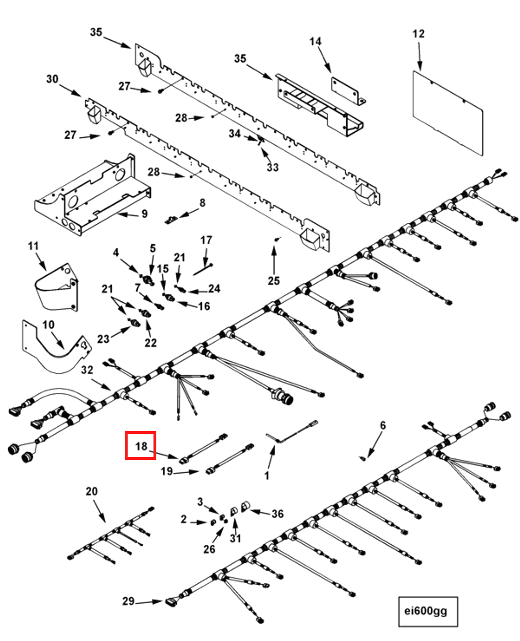 Ring | Cummins 3658925 | Wiring Harness
