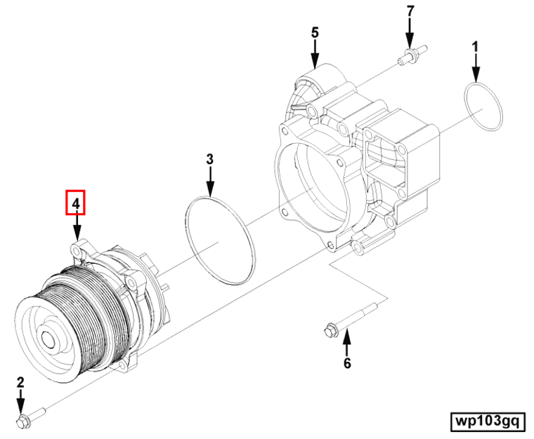 Water Pump | Cummins 3684450
