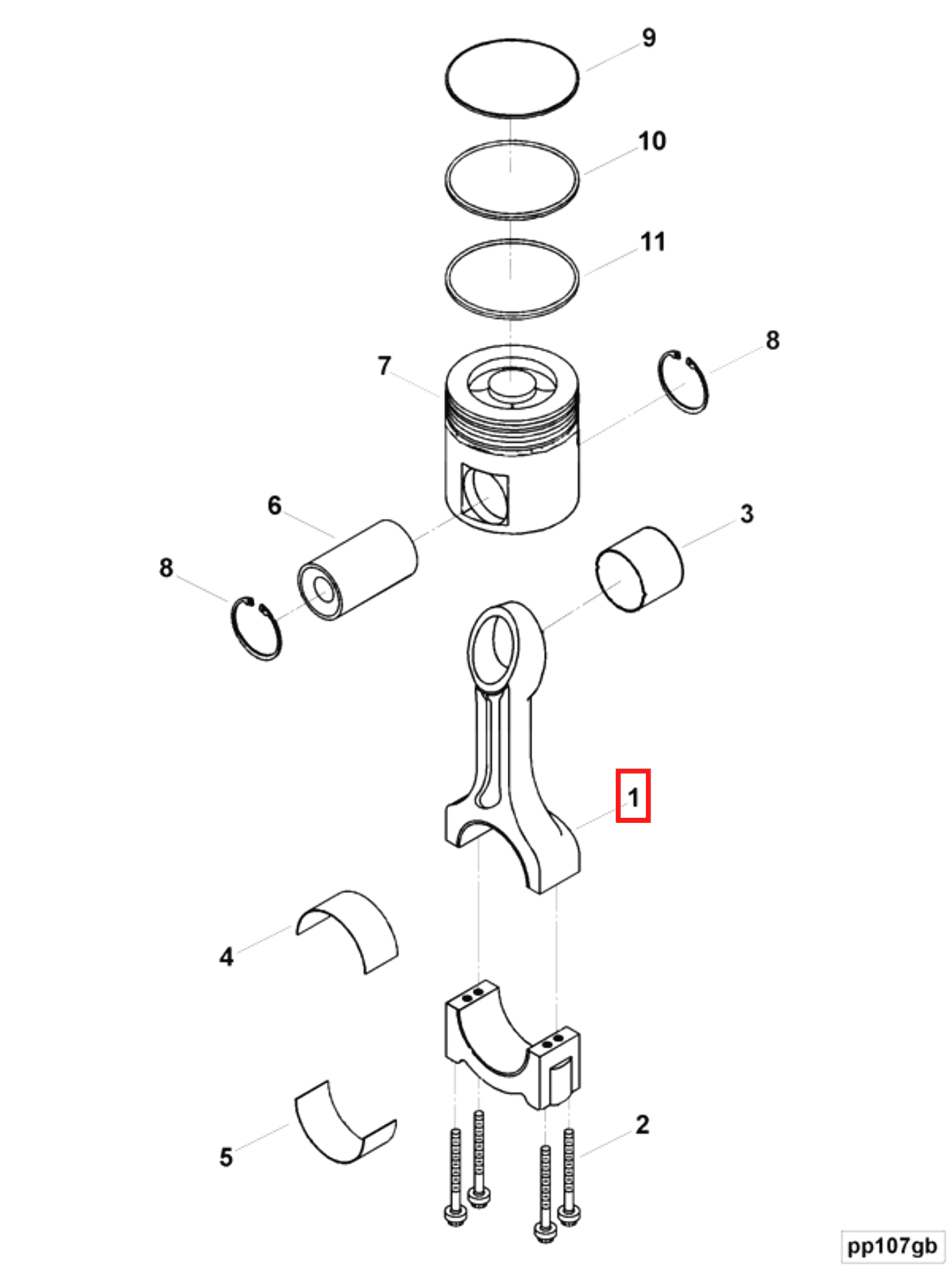 Engine | Cummins 3686171 | Engine Connecting Rod