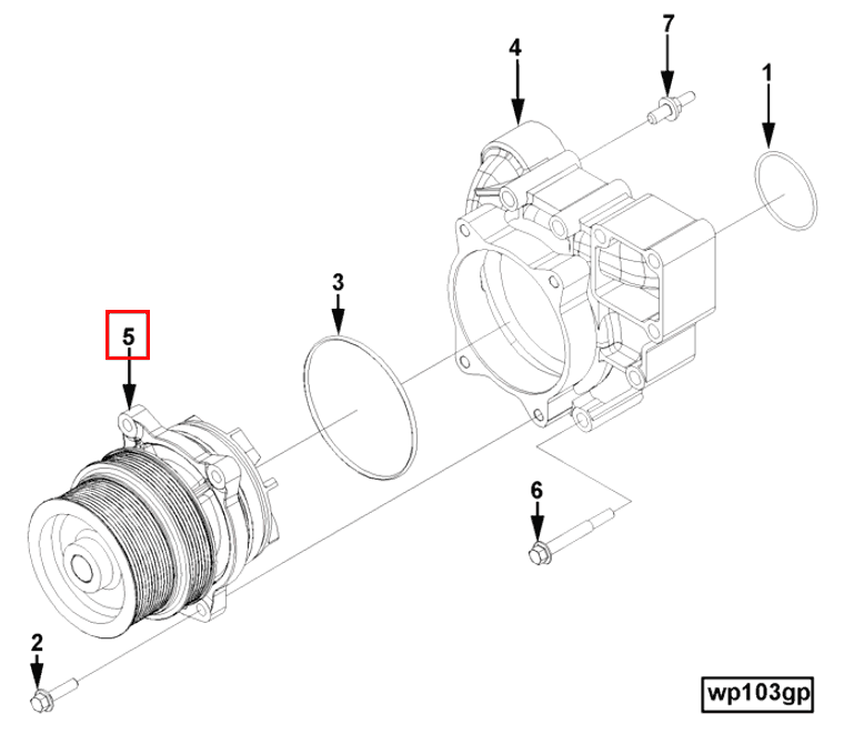 Water Pump | Cummins 3687810 | Water Pump Core
