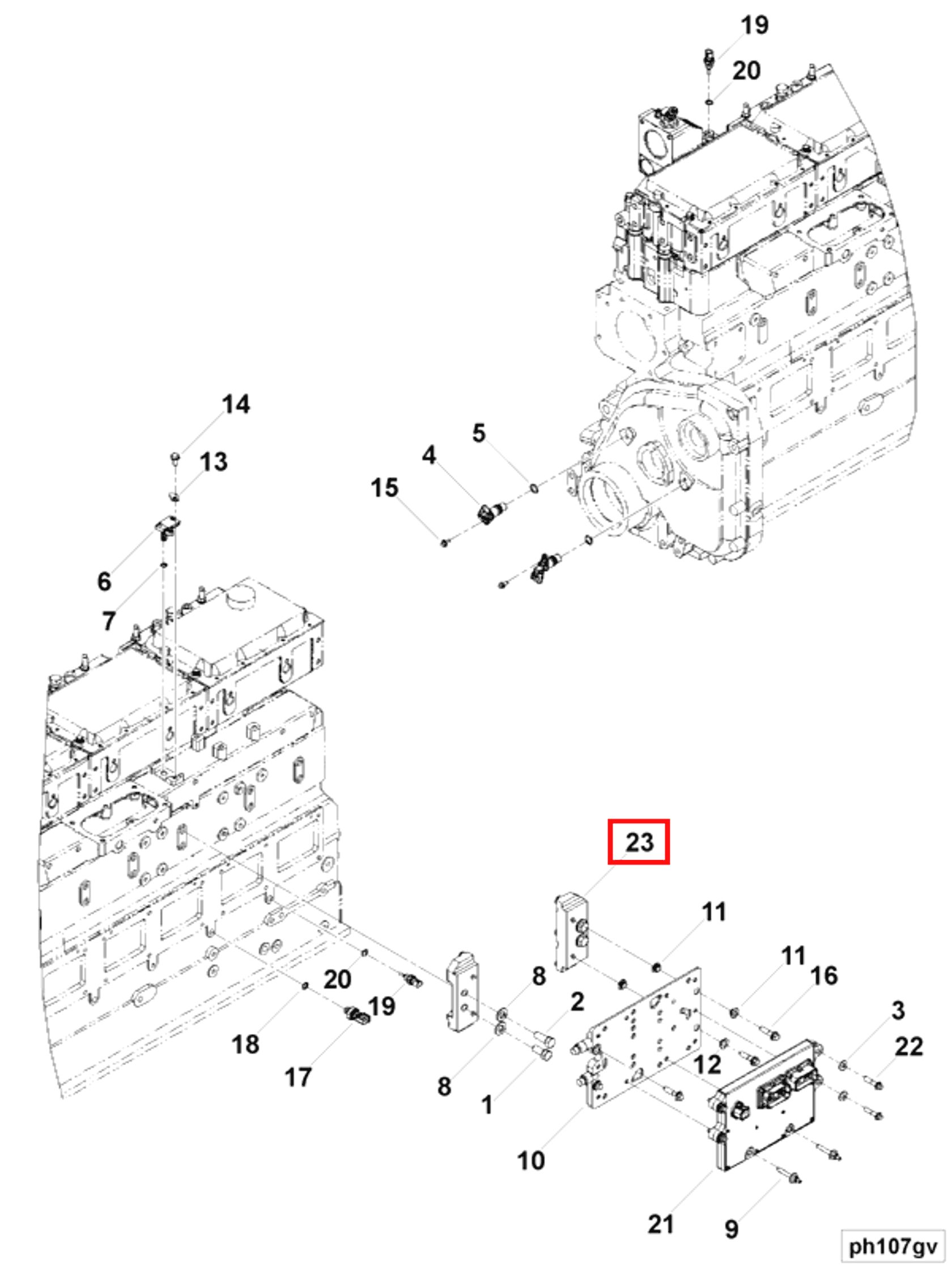 Heat Exchanger | Cummins 3689943 | Heat Exchanger Support
