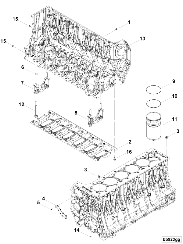 Cylinder Blok | Cummins 3693953