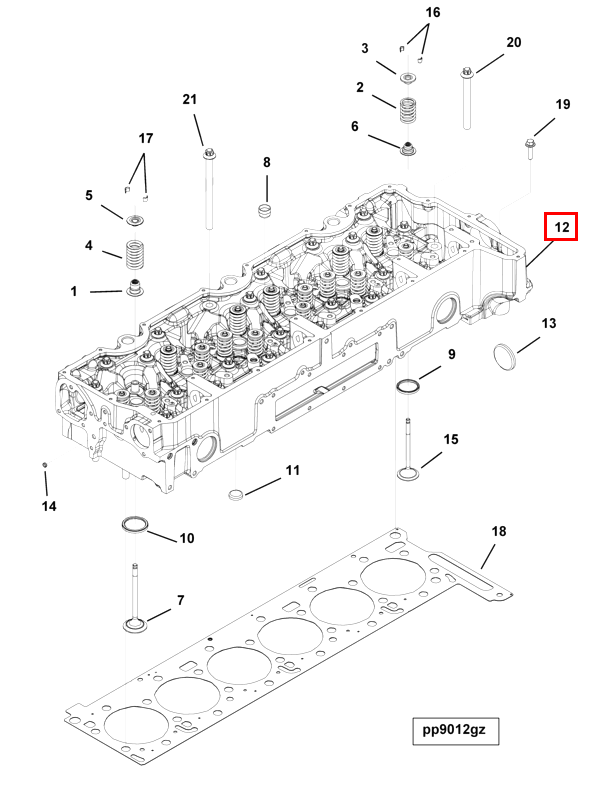 Cylinder Head | Cummins 3693955