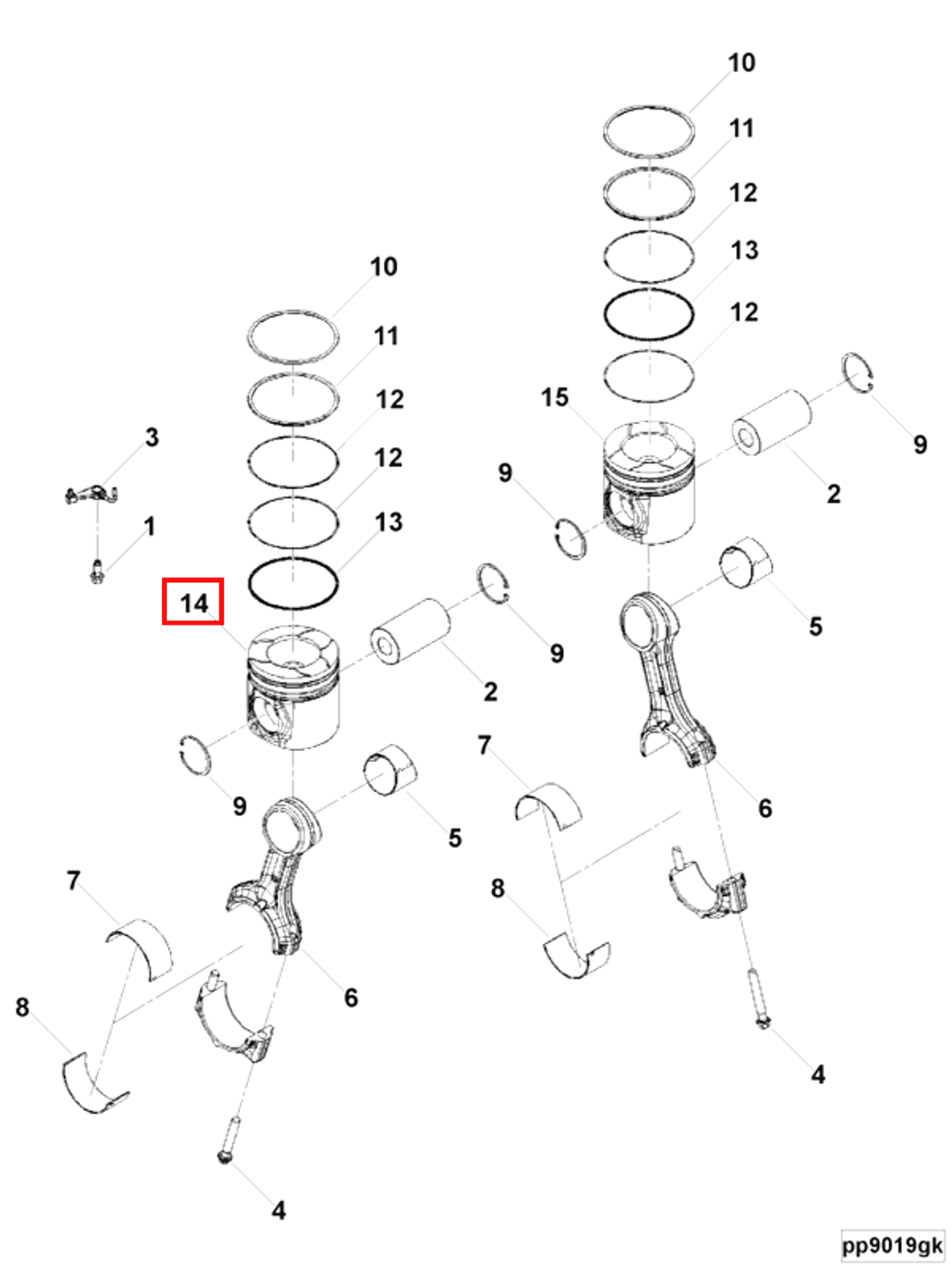 Engine | Cummins 3694066 | Engine Piston