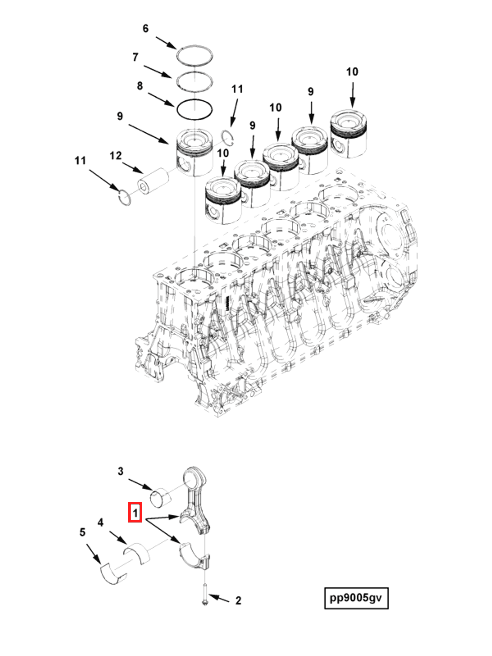Engine | Cummins 3696241 | Engine Connecting Rod