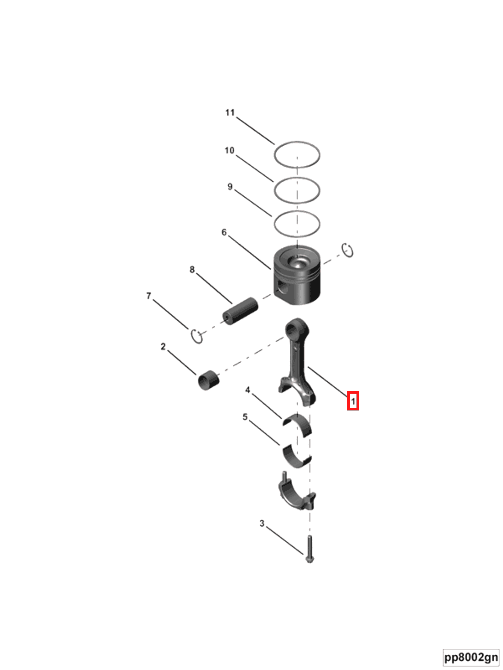Engine | Cummins 3696811 | Engine Connecting Rod