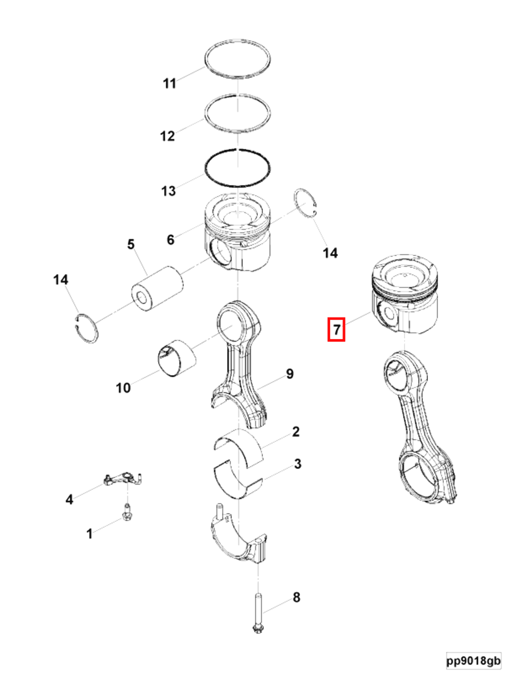 Engine | Cummins 3697230 | Engine Piston