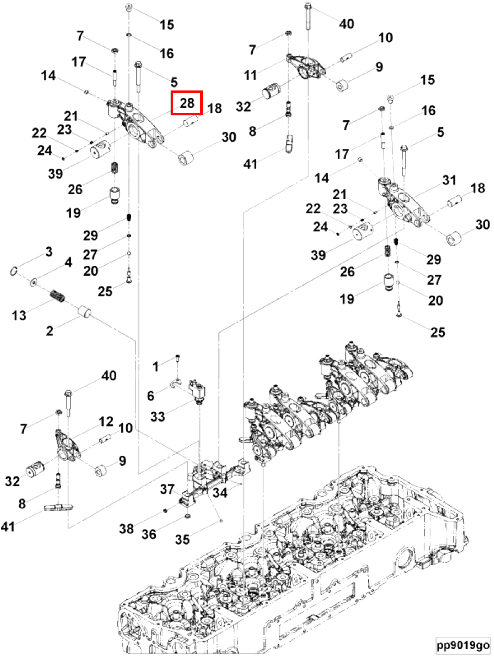 Rocker | Cummins 3697533 | Rocker Lever