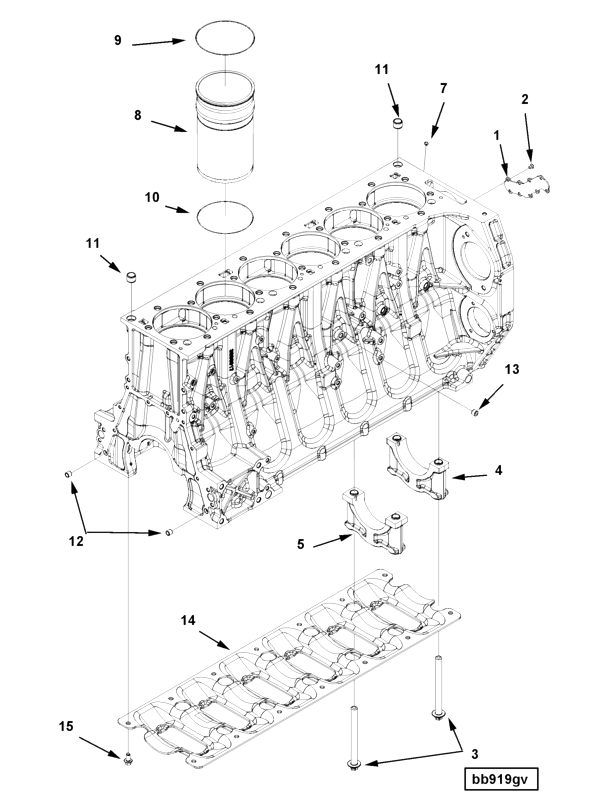 Cylinder Blok | Cummins 3697593