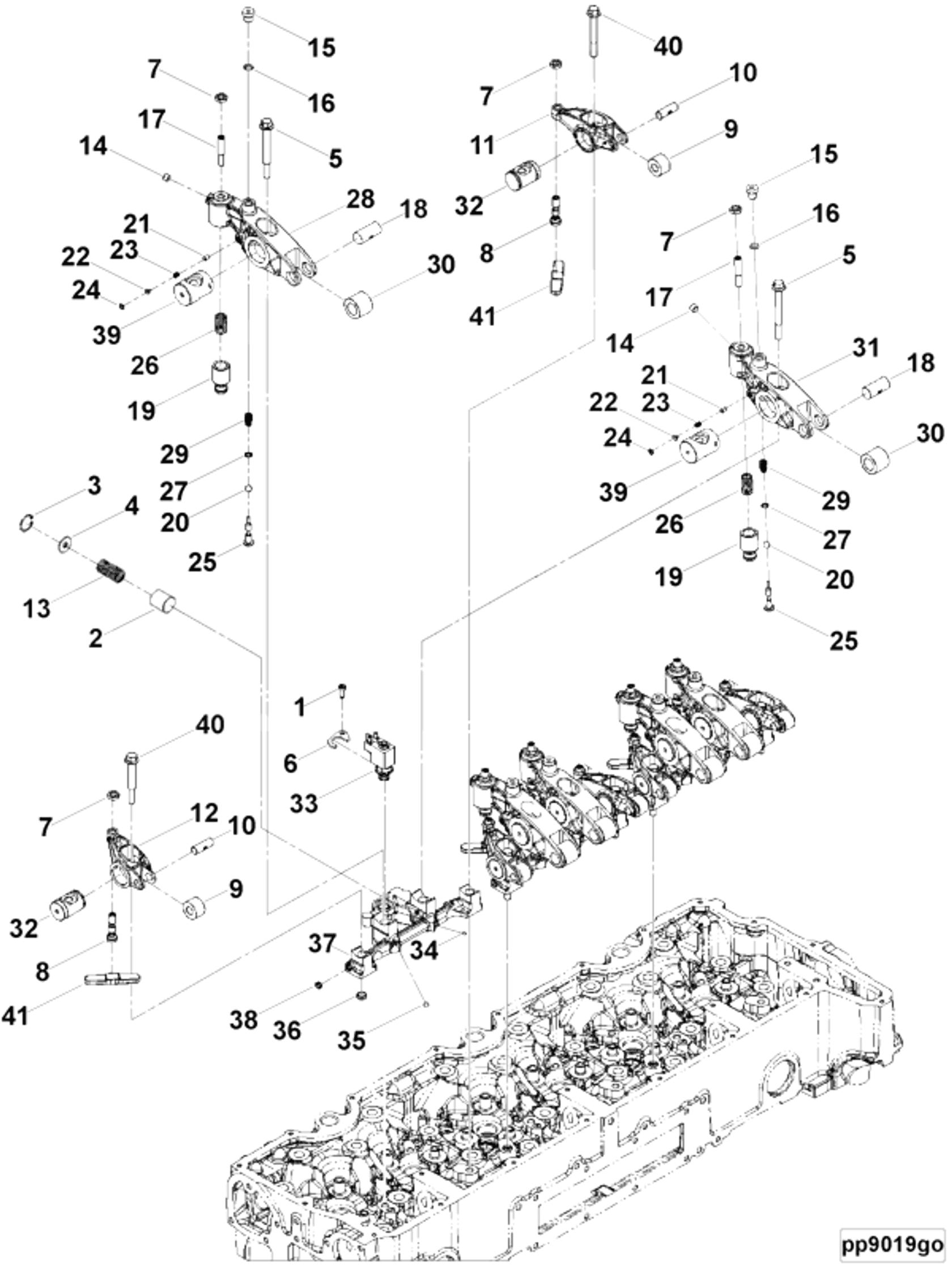 Rocker | Cummins 3697759 | Rocker Lever