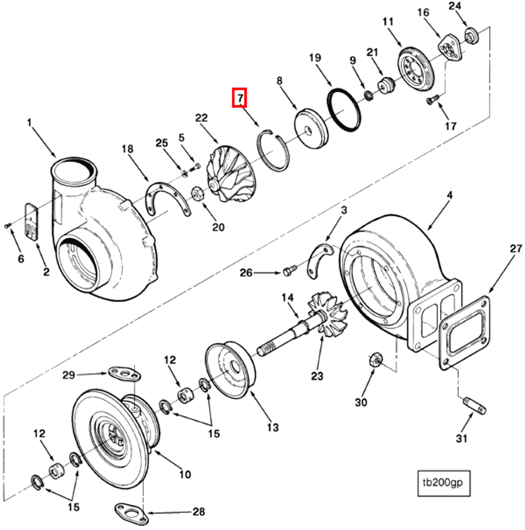 Retainer | Cummins 3762449 | Retaining Ring