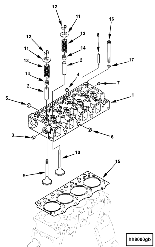 Cylinder Head | Cummins 3800873 | Cylinder Head Kit