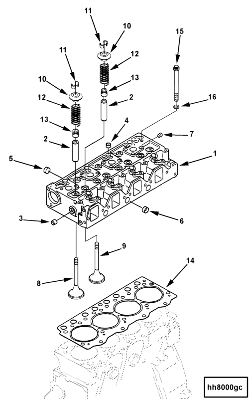 Cylinder Head | Cummins 3800874 | Cylinder Head Kit