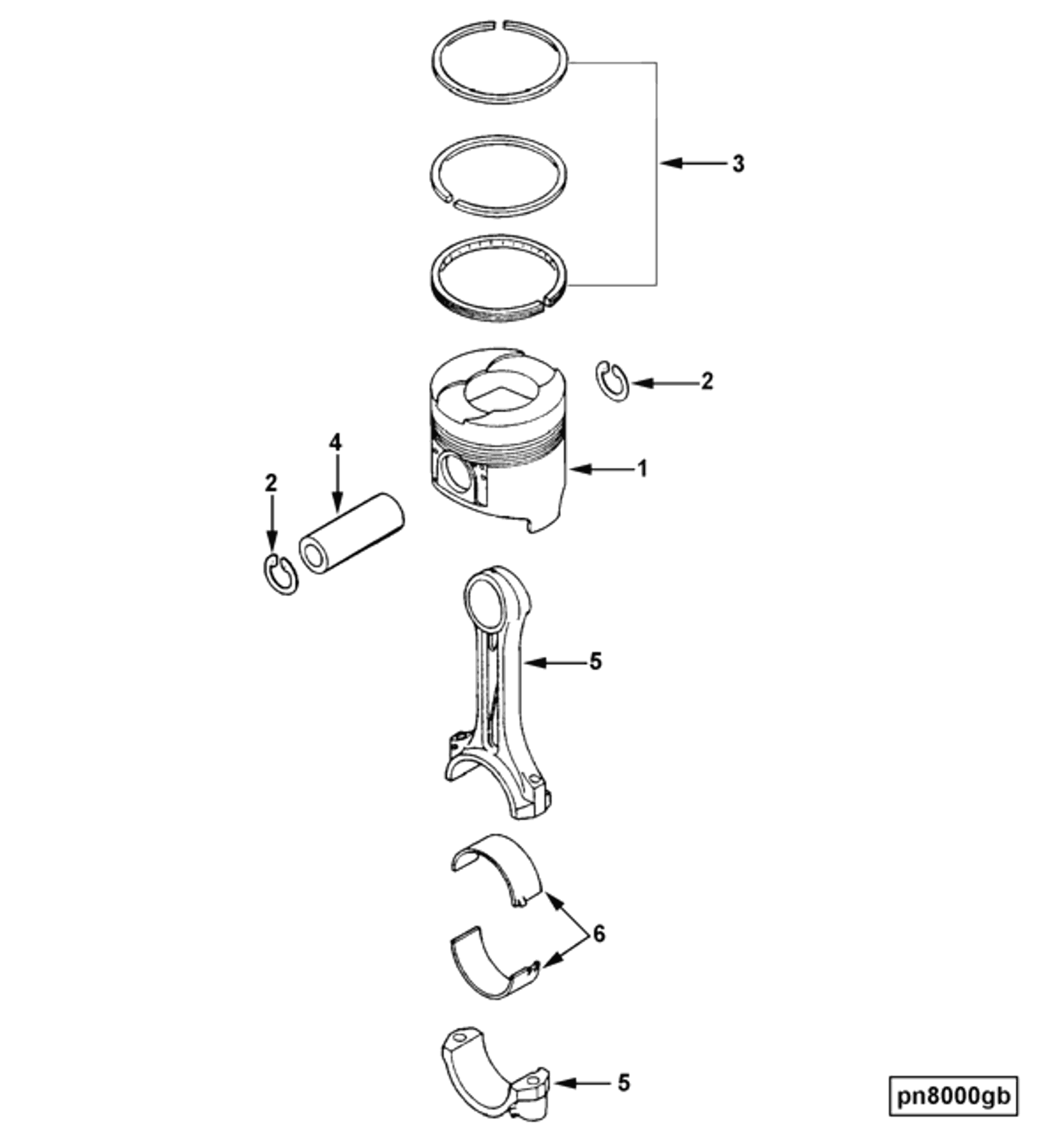Piston | Cummins 3800877 | Piston Kit
