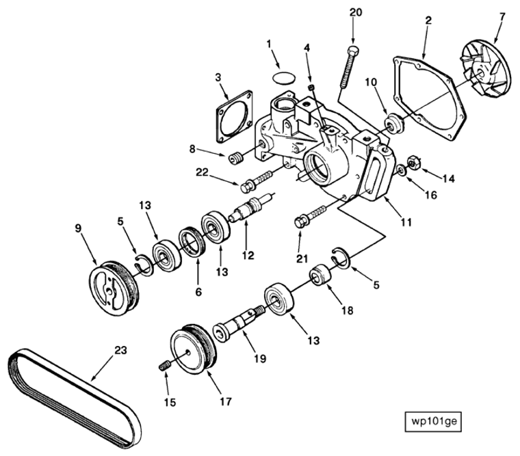 Water Pump | Cummins 3801708 | Water Pump Kit
