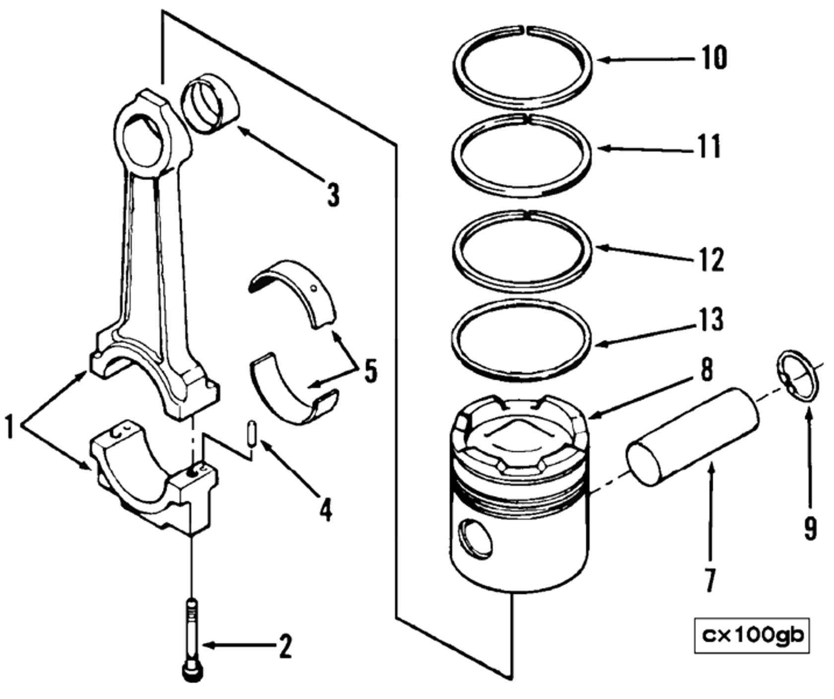 Piston | Cummins 3801773 | Piston Kit