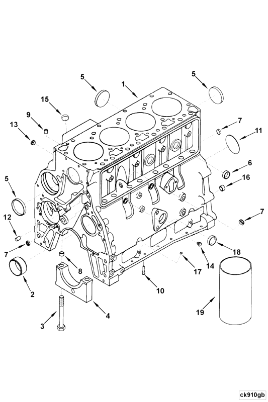 Cylinder Blok | Cummins 3802236 | Cylinder Block Hardware Kit