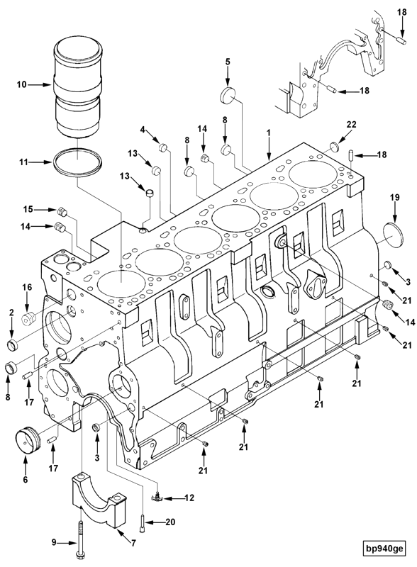 Cylinder Blok | Cummins 3802559