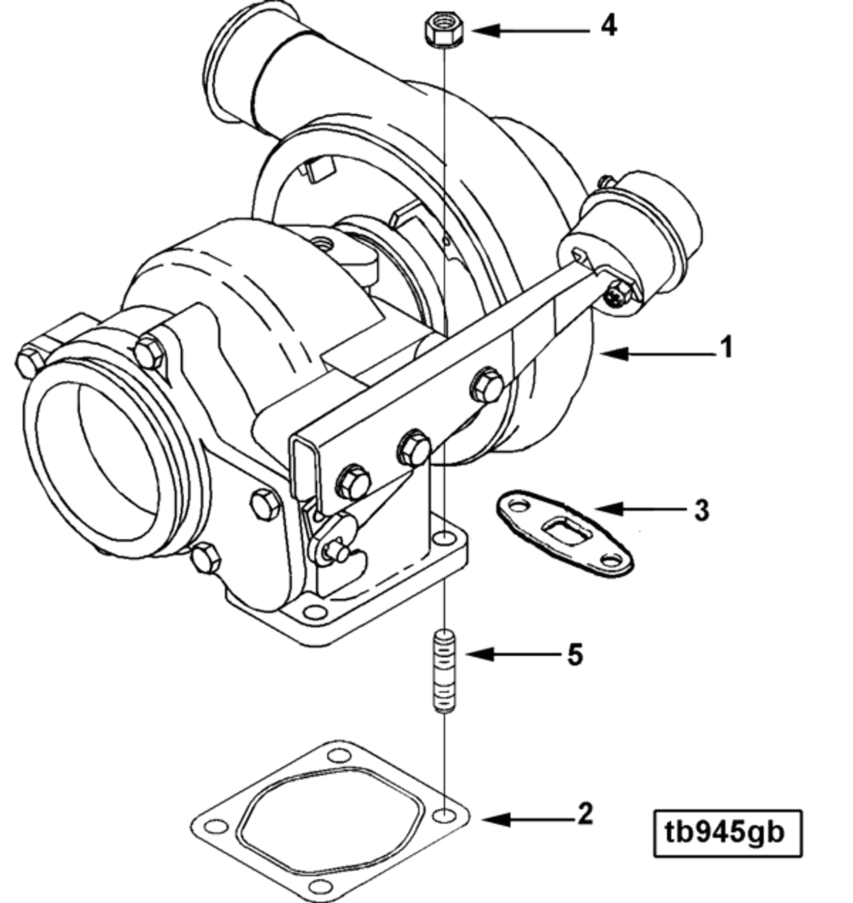 Heat Exchanger | Cummins 3802852 | Heat Exchanger 40 Wastegate Turbocharger
