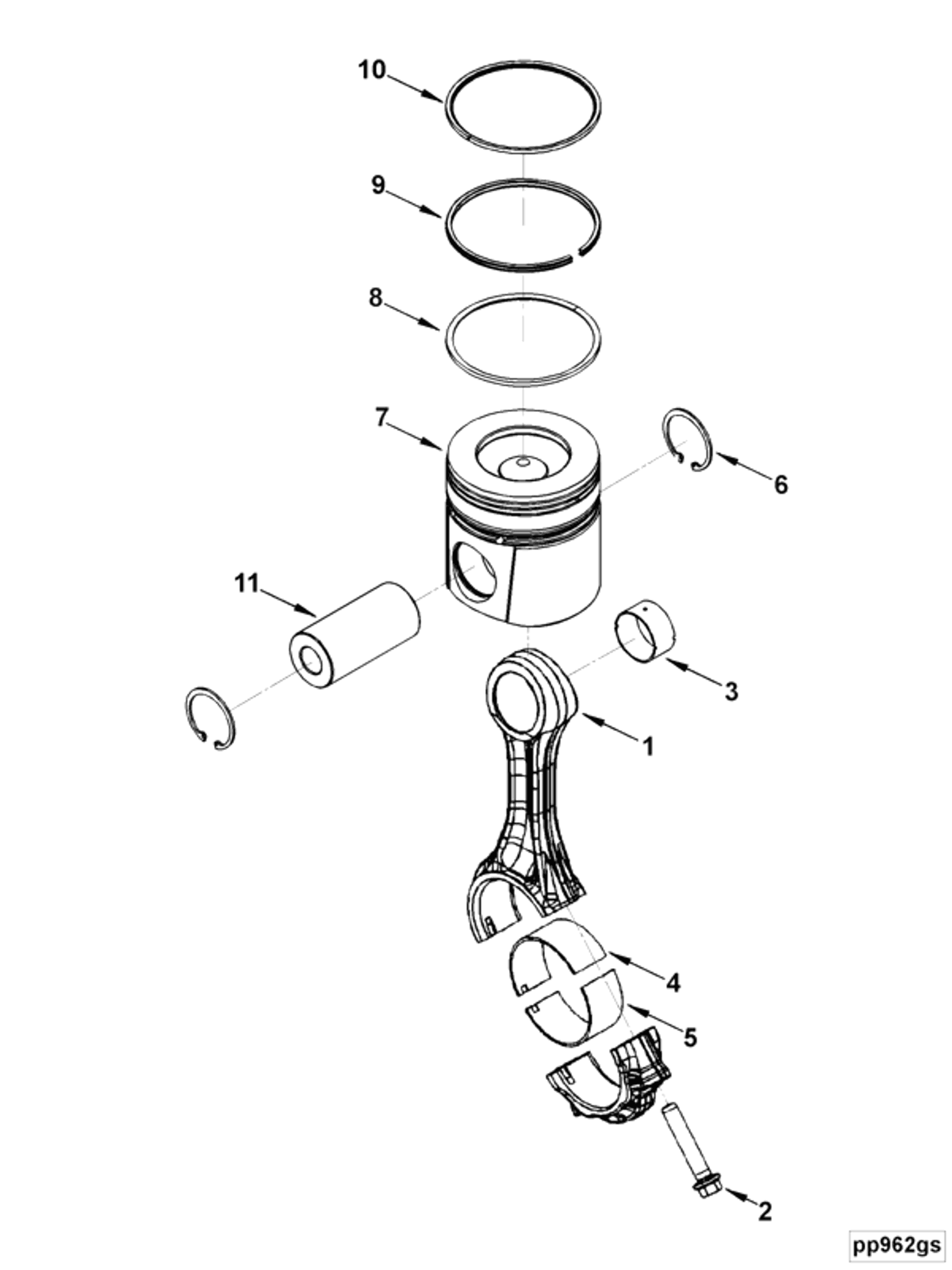 Piston | Cummins 3802951 | Piston Ring Kit